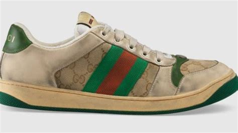 gucci dirty shoes|sneakers that look dirty.